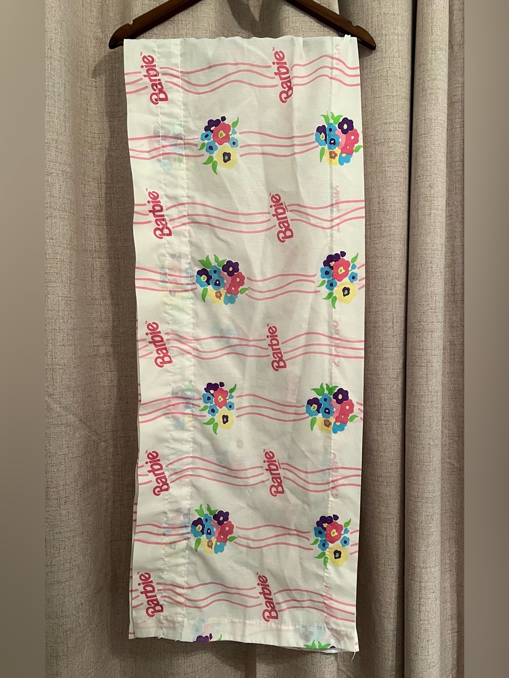 Vintage 1996 Barbie Curtain Valance